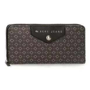Pepe Jeans Bethany Portfel na karty Czarny 19,5x10x2 cms Skóra syntetyczna, czarny, Talla única, Portfel z wizytówką - Portfele - miniaturka - grafika 1