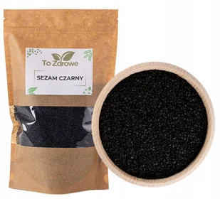 SEZAM CZARNY 100g ziarna sezamu naturalne do sushi To Zdrowe - Zdrowa żywność - miniaturka - grafika 1