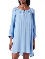 Bluzki damskie - KAFFE damska tunika bluzka podstawowa długa swobodna, Grafik, 32 - miniaturka - grafika 1