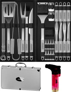 Zestaw sztućce do GRILLA BBQ STILHOFF akcesoria 35szt 33+walizka+palnik - Akcesoria do grilla - miniaturka - grafika 1