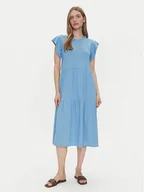 Sukienki - Vila Sukienka codzienna Summer 14087542 Zielony Loose Fit - miniaturka - grafika 1