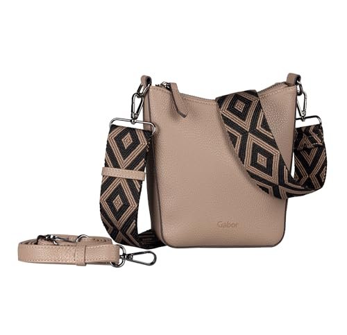 Gabor bags Linda damska torba na ramię Crossbody Bag mała, beżowy, S