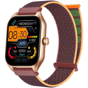 Rubicon RNCF03 Bordowy - Smartwatch - miniaturka - grafika 1