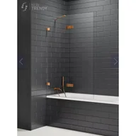 Parawany nawannowe - New Trendy EXK-3814 PARAWAN NAWANNOWY AVEXA COOPER L 130x150 CZYSTE 6mm ACTIVE SHIELD - miniaturka - grafika 1