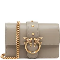 Torebki damskie - Pinko Skórzana torebka na ramię LOVE ONE - miniaturka - grafika 1