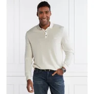 Koszule męskie - BOSS Wełniane polo | Regular Fit - miniaturka - grafika 1