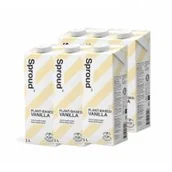 Napoje roślinne - Sproud Napój roślinny z białka grochu o smaku waniliowym Zgrzewka 6 x 1 l - miniaturka - grafika 1