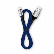 Kable USB - Kabel kompatybilny z Lightning eXc BRAID, 1.2 m, granat - miniaturka - grafika 1
