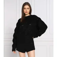 Swetry damskie - Silvian Heach Sweter Oversize fit z dodatkiem wełny - miniaturka - grafika 1