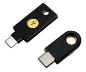 Zabezpieczenia do laptopów - Yubico Security Key C NFC by Yubico czarny + YubiKey 5C - miniaturka - grafika 1