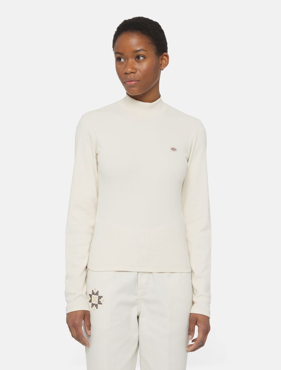 t-shirt donna dickies marysville tee ls - dk0a4yhc f90 whitecap gray