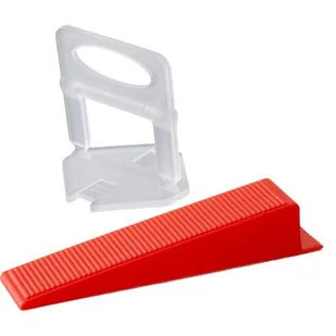 System poziomowania płytek klips 2 mm 300 sztuk /klin 100 sztuk Proline - Narzędzia glazurnicze - miniaturka - grafika 1