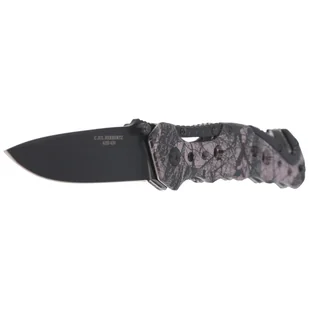 Nóż składany ratowniczy Herbertz CJH Camo Optics Aluminium, Black Blade (44068 - 218111) - Noże - miniaturka - grafika 2