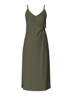 Pieces Sukienka "Anora" w kolorze khaki - Sukienki - miniaturka - grafika 1