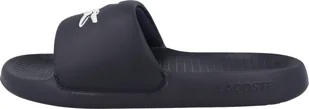 Lacoste Serve Slide 1.0 męskie klapki kąpielowe Navy White - Klapki i japonki męskie - miniaturka - grafika 1