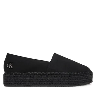 Espadryle Calvin Klein Jeans Flatform Esdparille Mg/Hdw YW0YW01737 Czarny - Espadryle damskie - miniaturka - grafika 1