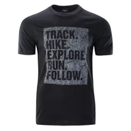 Koszulki sportowe męskie - Hi-Tec Męska Koszulka THERO 36916-BLACK - miniaturka - grafika 1