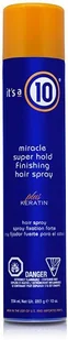 PAUL MITCHELL It's a 10, Miracle Super Hold Finishing Spray Plus Keratin, Hair Spray, Style, Extra Strong Hold, 334 ml Unisex - Kosmetyki do stylizacji włosów - miniaturka - grafika 1