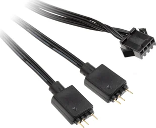 Kolink Kolink 4-Pin Lüfter zu 3-Pin 5V ARGB Kabel-Adapter PGW-AC-KOL-146 - Kable komputerowe i do monitorów - miniaturka - grafika 1