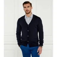 Swetry męskie - BOSS ORANGE Wełniany kardigan Avac_CD Regular Fit - miniaturka - grafika 1