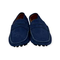 Mokasyny męskie - Mokasyny męskie zamszowe Old Money 42 - miniaturka - grafika 1