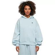Bluzy damskie - STARTER BLACK LABEL Damska bluza z kapturem Starter Essential Oversized Hoody, niebieski (Icewaterblue), S - miniaturka - grafika 1