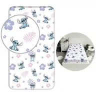 Prześcieradła dla dzieci - DISNEY Stitch prześcieradło dla dzieci, bawełniane prześcieradło z gumką 90x200cm+25cm, OEKO-TEX - miniaturka - grafika 1
