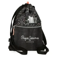 Torebki damskie - Pepe Jeans Cintia Plecak Torba Czarny 35x46 cm Poliester by Joumma Bags - miniaturka - grafika 1