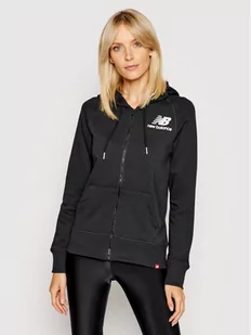 New Balance Bluza Essentials WJ03530 Czarny Relaxed Fit - Bluzy damskie - miniaturka - grafika 1