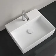 Umywalki - Villeroy & Boch Memento 2.0 Umywalka nablatowa 49,8x42 cm bez przelewu biały mat z powłoką CeramicPlus 4A0751RW - miniaturka - grafika 1