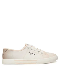 Pepe Jeans Tenisówki Brady Colors W PLS31600 Różowy - Trampki damskie - miniaturka - grafika 1