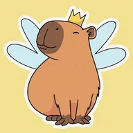 Malowanie po numerach - Malowanie po numerach - Kapibara-wróżka Kids - zabawka - miniaturka - grafika 1