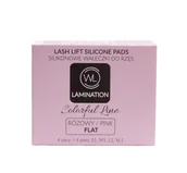 Sztuczne rzęsy i akcesoria - Wałeczki Colorful Line Różowe Flat - miniaturka - grafika 1