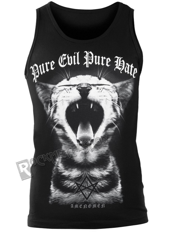koszulka na ramiączkach AMENOMEN - PURE EVIL, PURE HATE (OMEN091KR)-L