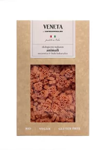 Lumarko Makaron (Z Soczewicy Czerwonej I Kukurydzy Białej) Dla Dzieci Zwierzęta Bezglutenowy Bio 250 G (Veneta)! - Makaron - miniaturka - grafika 1