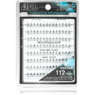 Ardell Individuals Duralash Knot-Free Flares sztuczne rzęsy 112 szt dla kobiet Short Black - Sztuczne rzęsy i akcesoria - miniaturka - grafika 1