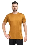 Koszulki i topy damskie - Koszulka puez melange dry ss tee-golden brown melange - SALEWA - miniaturka - grafika 1