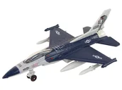 Samoloty i helikoptery - Granatowy Samolot Napęd Frykcyjny Światła Dźwięki - miniaturka - grafika 1