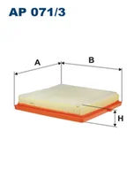 Filtry powietrza - Filtron N Filtr powietrza AP071/3 - miniaturka - grafika 1