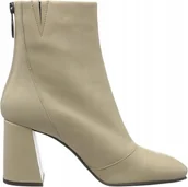 Botki damskie - Vero Moda Botki Czarne Skórzane Damskie 41 Żug - VERO MODA - miniaturka - grafika 1