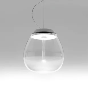 Artemide Lampa wisząca szklana Empatia, możliwość ściemniania, przezroczysty / transparentny, salon / jadalnia, szkło, design - Lampy sufitowe - miniaturka - grafika 1