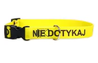 Obroże dla psów - DogStuffs Obroża NIE DOTYKAJ z plastikową klamrą 15mm/24-40cm - miniaturka - grafika 1