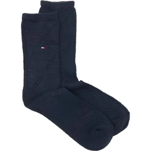 Tommy Hilfiger Skarpety OPENWORKED ARGYLE - Skarpetki damskie - miniaturka - grafika 1