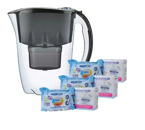 Dzbanek filtrujący AQUAPHOR Amethyst Czarny + 3 wkłady B25 Maxfor
