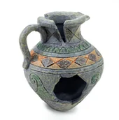 Dekoracje do akwarium - Ozdoba akwariowa Happet R016 dzban 14 cm - miniaturka - grafika 1