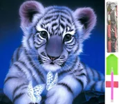 Zabawki kreatywne - HAFT DIAMENTOWY DUŻY 5D Zestaw Obraz MOZAIKA D06 - miniaturka - grafika 1