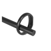 Karnisze - Stalowy regulowany karnisz 107 - 305 cm Ringlet – Umbra - miniaturka - grafika 1