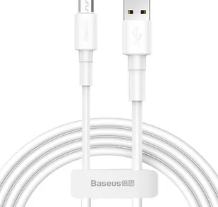 BASEUS MINI WHITE MICRO-USB CABLE 100CM WHITE - Kable USB - miniaturka - grafika 2