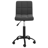 Fotele i krzesła biurowe - vidaXL Obrotowe krzesło biurowe, czarne, tapicerowane aksamitem! 334353 - miniaturka - grafika 1