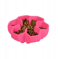 Miski dla psów - WAU DOG MISKA SILIKONOWA SPOWALNIAJĄCA 450ml RÓŻOWA - miniaturka - grafika 1